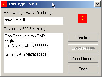 TWCrypt Screenshot